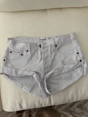 One teaspoon white bandits shorts